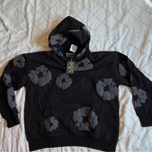 Denim Tears Cotton Wreath Hoodie black size Large mens
